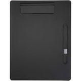 Portablocco formato A4 con chiusura magnetica e penna a sfera in materiale riciclato certificato RCS (inchiostro nero) Clast personalizzato con logo - Pubblienne