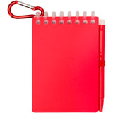 Set blocco note con copertina morbida in materiale riciclato e penna a sfera (inchiostro blu) per attività all'aperto Lig Min personalizzato con logo - Pubblienne