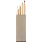 Set di 4 pastelli per colorare/disegnare Tullik personalizzato con logo - Pubblienne
