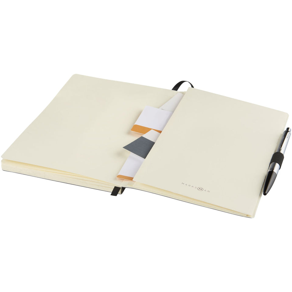 Blocco note formato A5 con copertina morbida Revello personalizzato con logo - Pubblienne