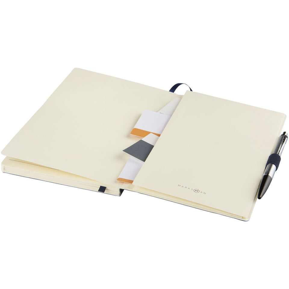Blocco note formato A5 con copertina morbida Revello personalizzato con logo - Pubblienne