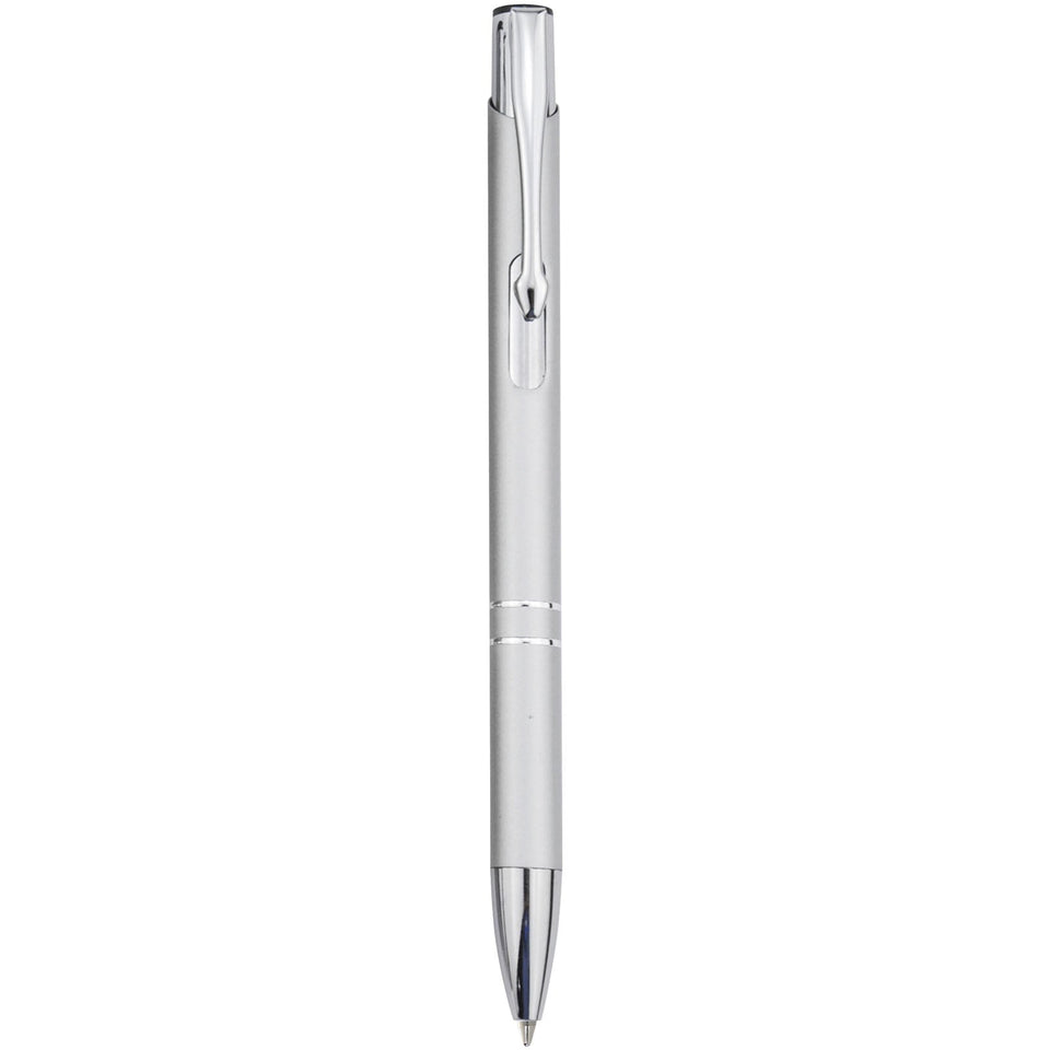 Penna a sfera a scatto Moneta in alluminio (inchiostro blu) personalizzato con logo - Pubblienne