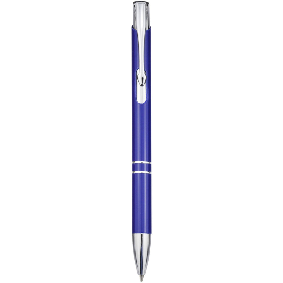 Penna a sfera a scatto Moneta in alluminio (inchiostro blu) personalizzato con logo - Pubblienne