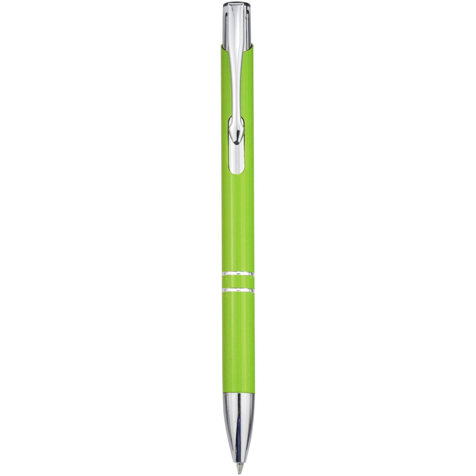 Penna a sfera a scatto Moneta in alluminio (inchiostro blu) personalizzato con logo - Pubblienne