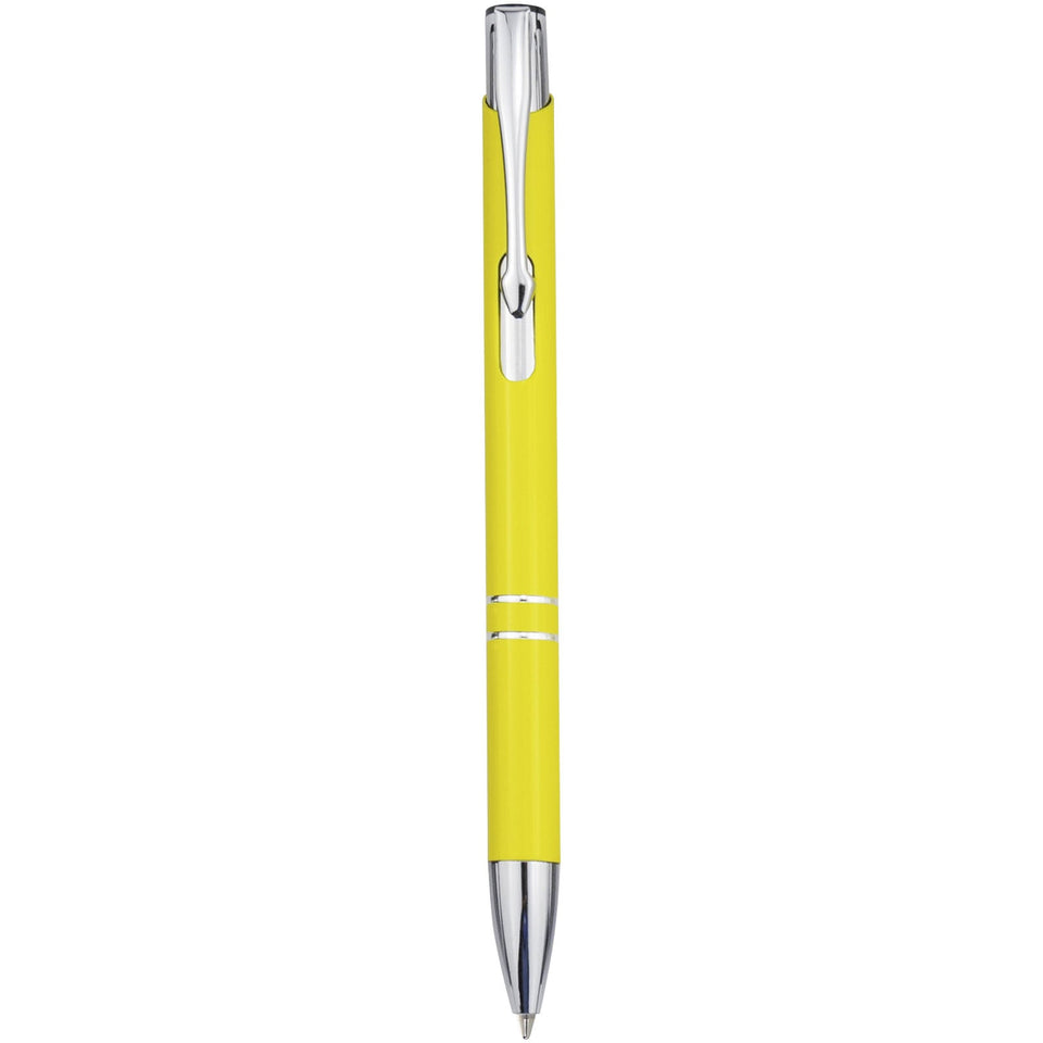 Penna a sfera a scatto Moneta in alluminio (inchiostro blu) personalizzato con logo - Pubblienne
