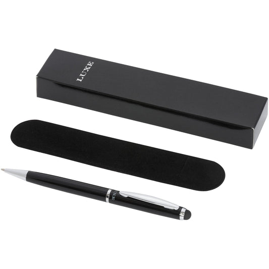 Penna a sfera con stylus Lento (inchiostro nero) personalizzato con logo - Pubblienne
