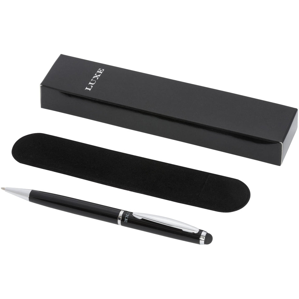 Penna a sfera con stylus Lento (inchiostro nero) personalizzato con logo - Pubblienne