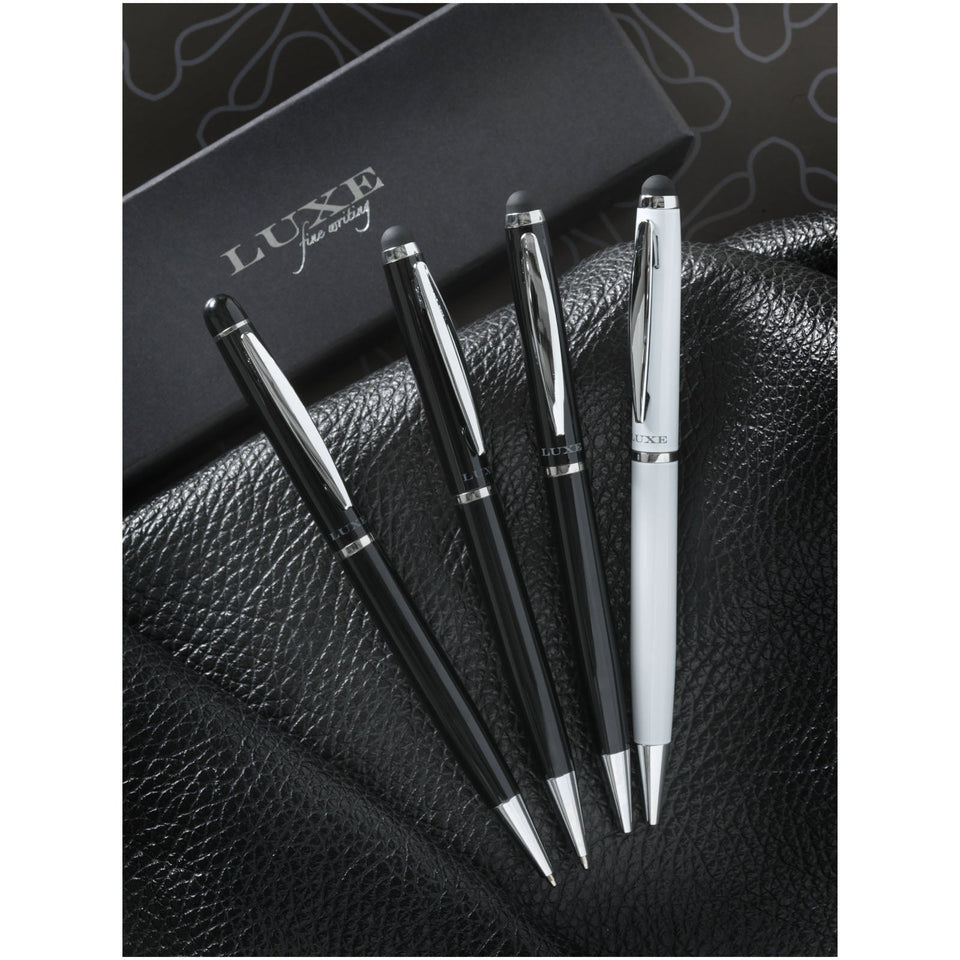 Penna a sfera con stylus Lento (inchiostro nero) personalizzato con logo - Pubblienne