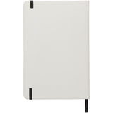 Blocco note bianco formato A5 con elastico colorato Spectrum personalizzato con logo - Pubblienne