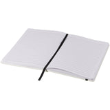 Blocco note bianco formato A5 con elastico colorato Spectrum personalizzato con logo - Pubblienne