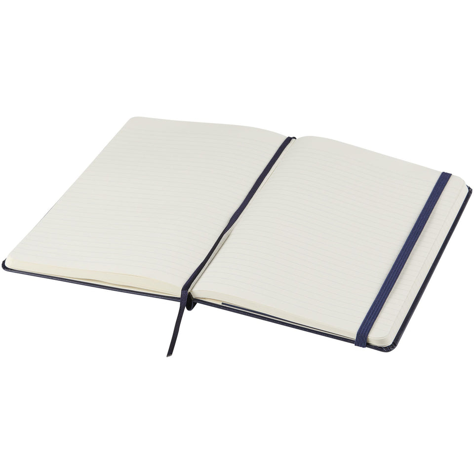 Blocco note con copertina rigida - a righe Moleskine Classic L personalizzato con logo - Pubblienne