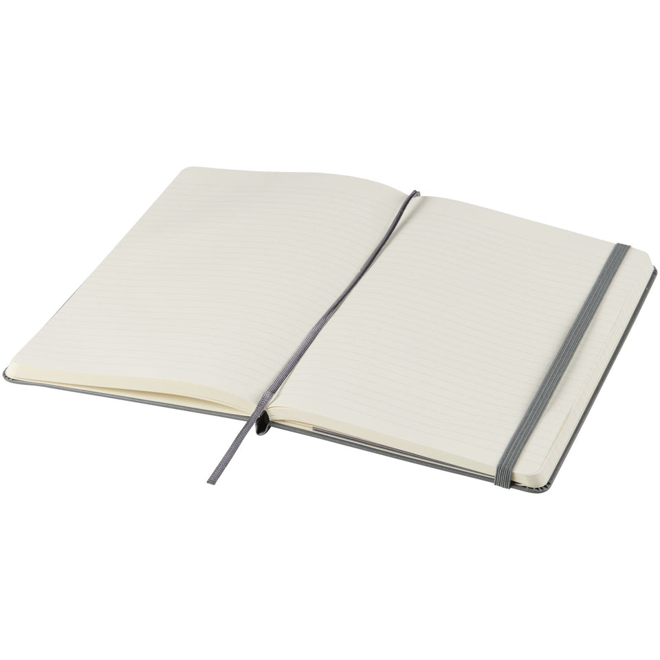 Blocco note con copertina rigida - a righe Moleskine Classic L personalizzato con logo - Pubblienne
