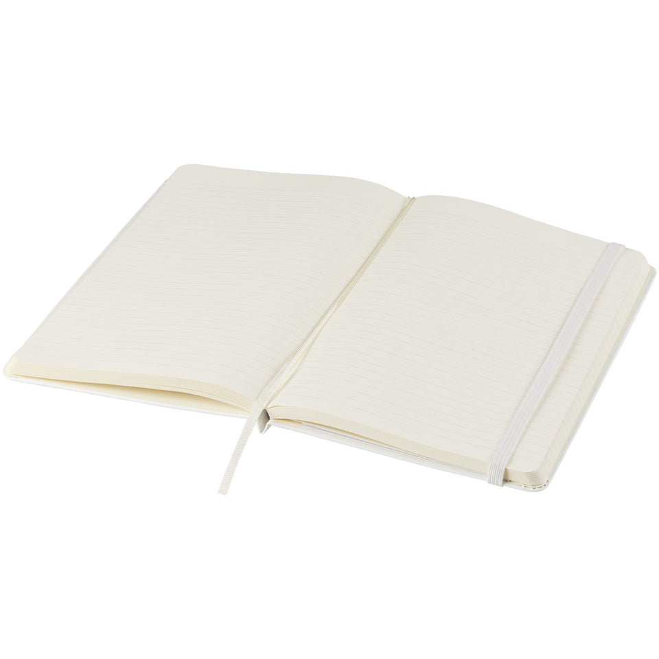 Blocco note con copertina rigida - a righe Moleskine Classic L personalizzato con logo - Pubblienne