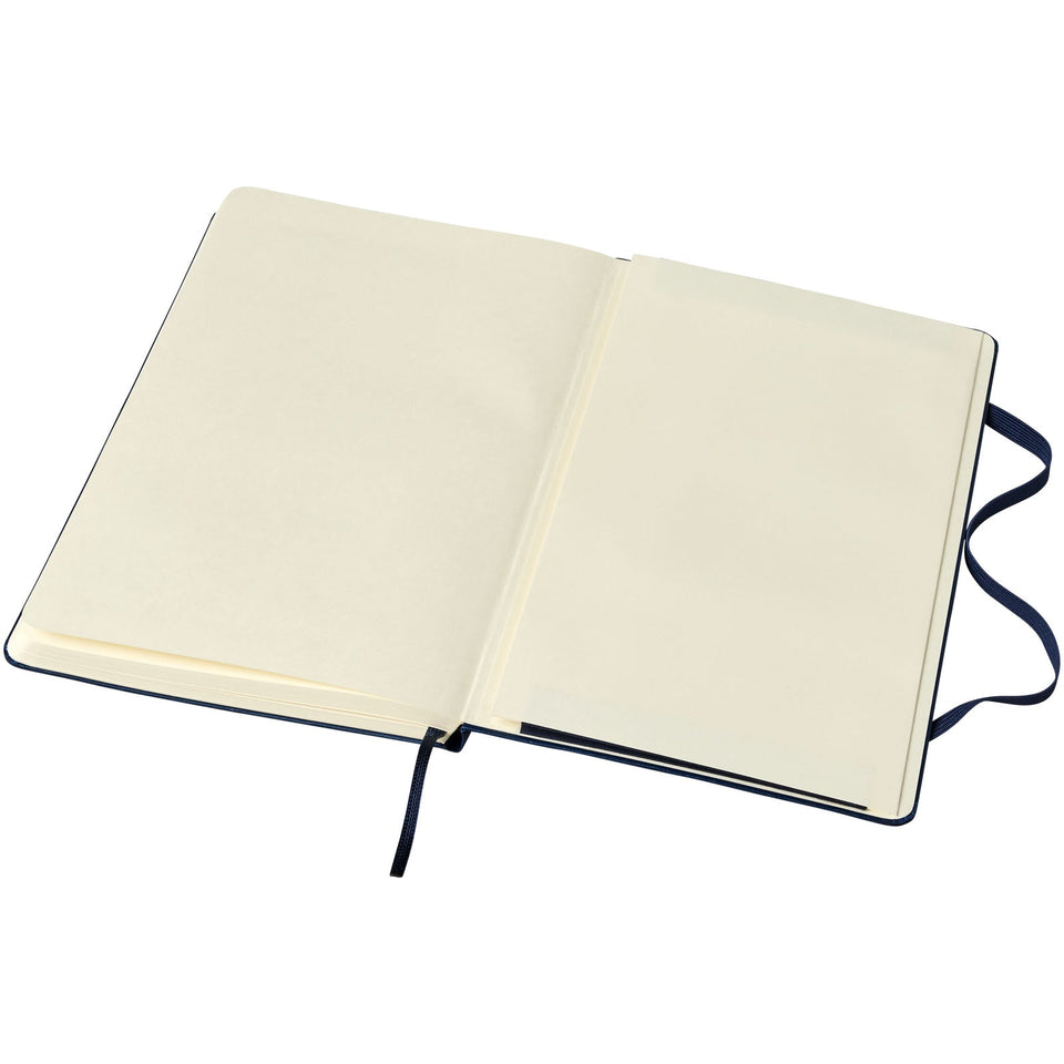 Blocco note con copertina rigida - a righe Moleskine Classic L personalizzato con logo - Pubblienne