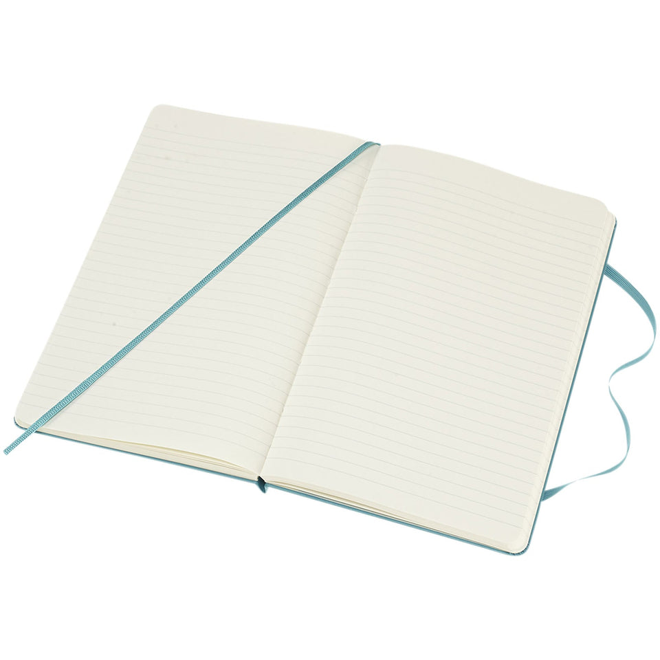 Blocco note con copertina rigida - a righe Moleskine Classic L personalizzato con logo - Pubblienne