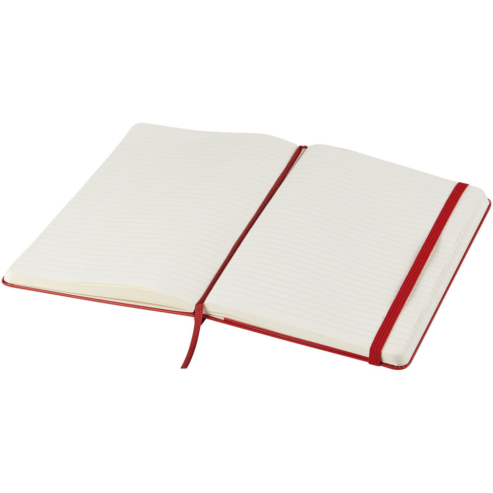 Blocco note con copertina rigida - a righe Moleskine Classic L personalizzato con logo - Pubblienne