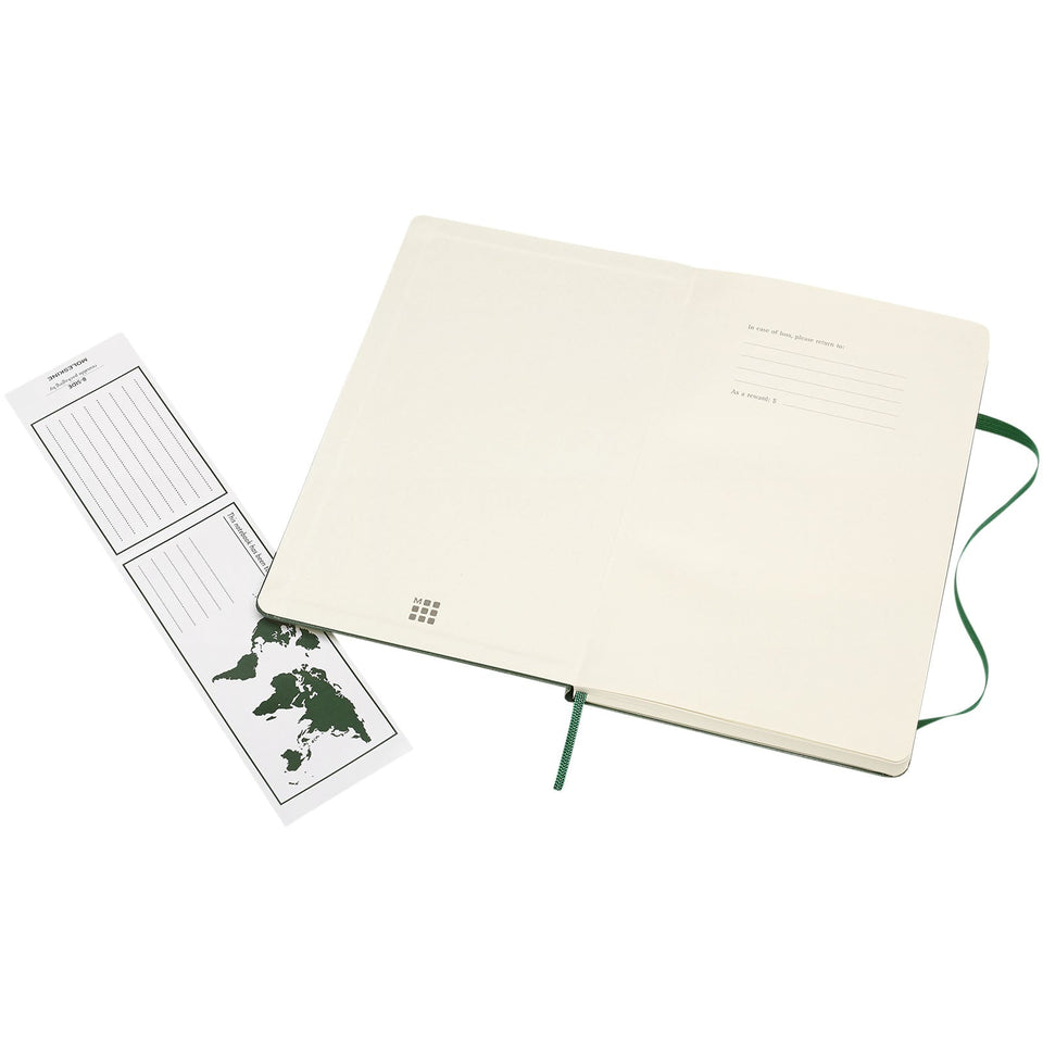 Blocco note con copertina rigida - a righe Moleskine Classic L personalizzato con logo - Pubblienne