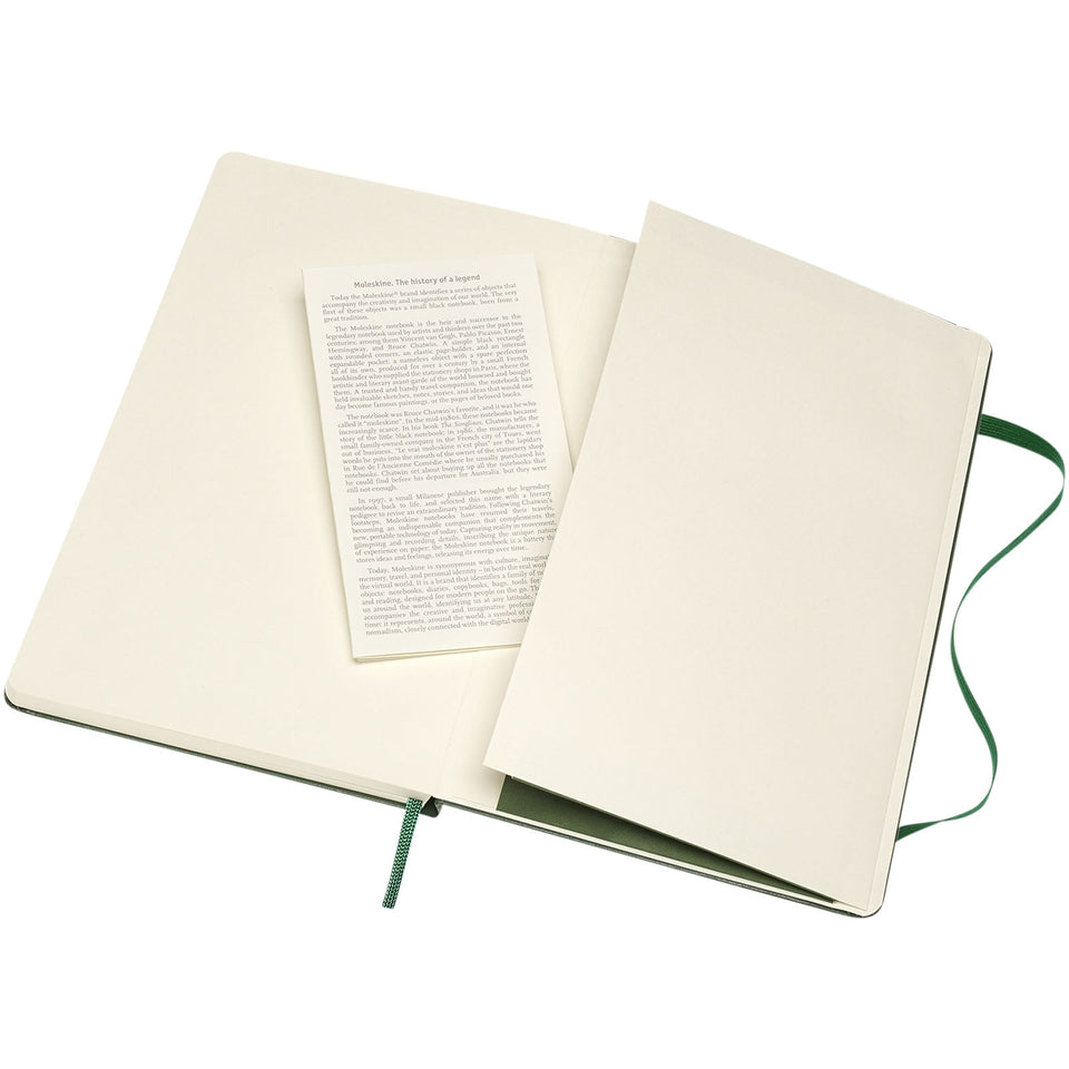Blocco note con copertina rigida - a righe Moleskine Classic L personalizzato con logo - Pubblienne