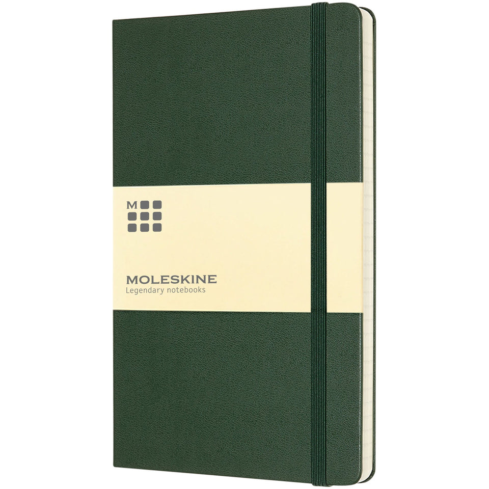 Blocco note con copertina rigida - a righe Moleskine Classic L personalizzato con logo - Pubblienne