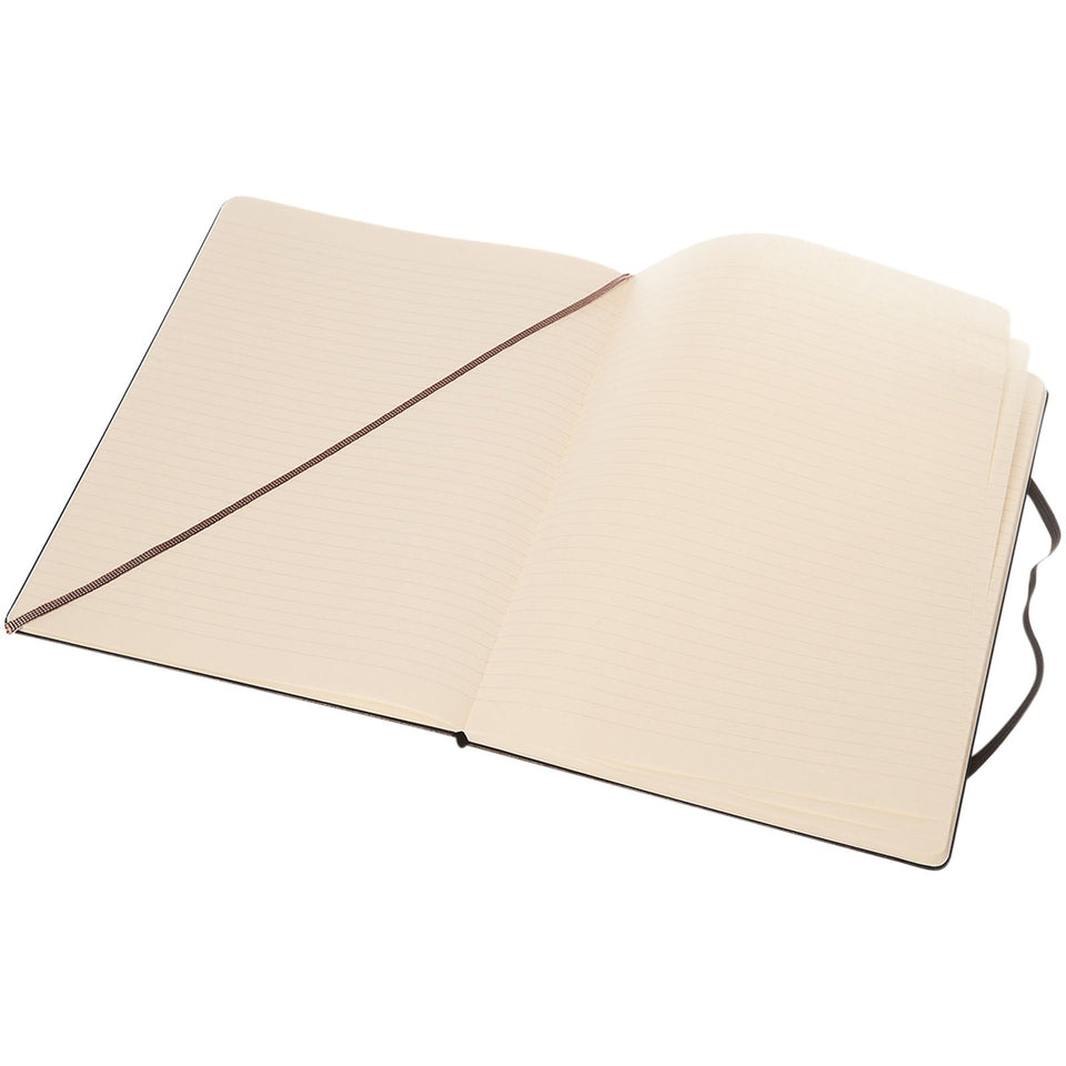 Blocco note con copertina rigida - a righe Moleskine Classic XL personalizzato con logo - Pubblienne