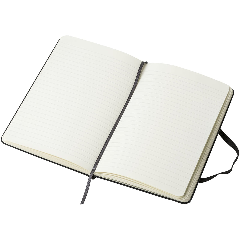 Blocco note con copertina rigida - a righe Moleskine Classic M personalizzato con logo - Pubblienne