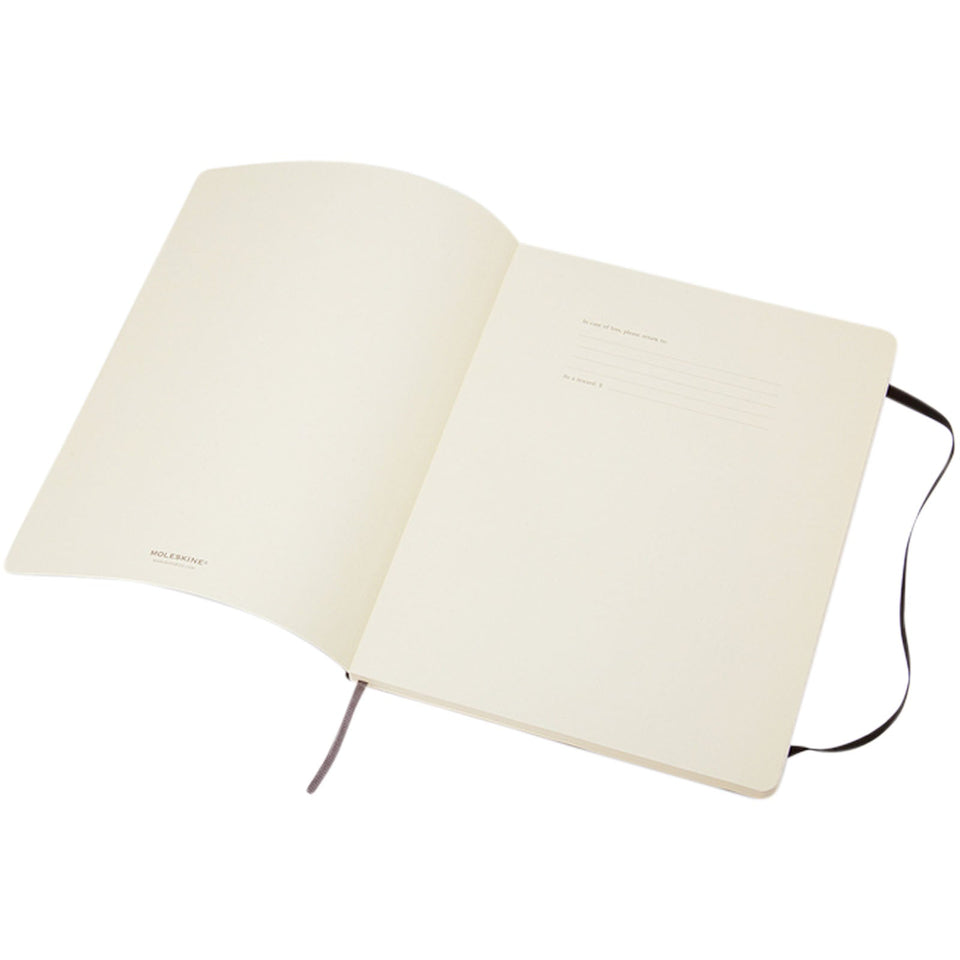 Blocco note con copertina morbida - a righe Moleskine Classic XL personalizzato con logo - Pubblienne