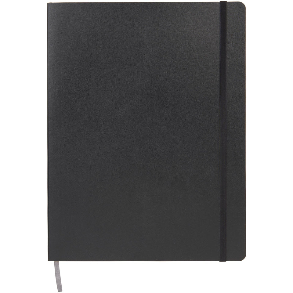 Blocco note con copertina morbida - a righe Moleskine Classic XL personalizzato con logo - Pubblienne