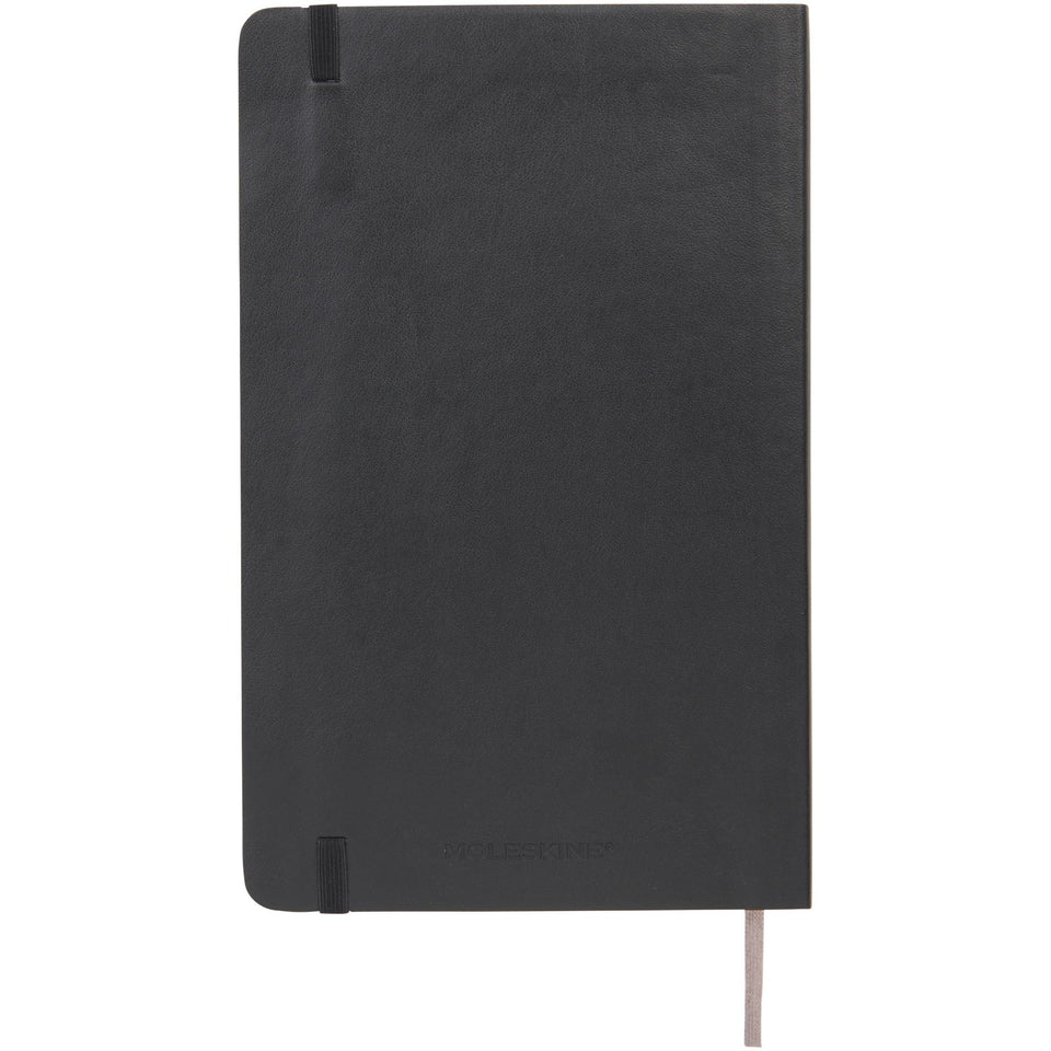 Blocco note con copertina morbida - a righe Moleskine Classic L personalizzato con logo - Pubblienne