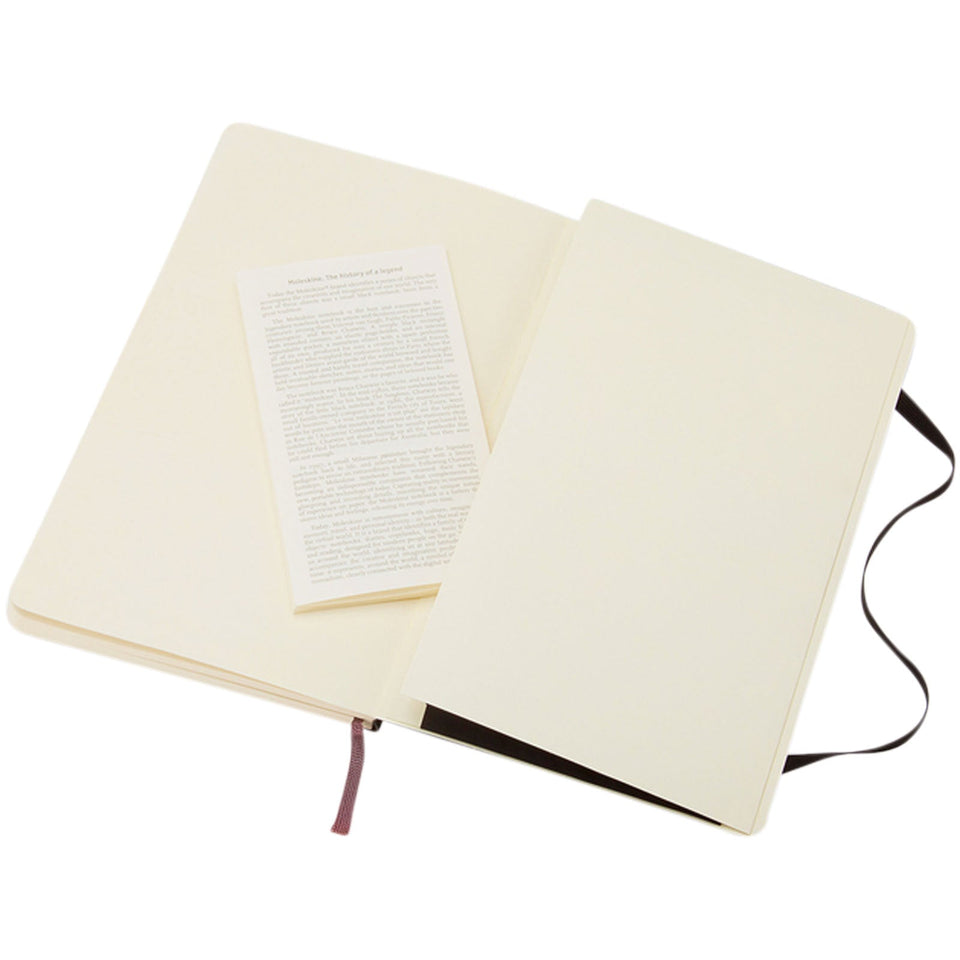 Blocco note con copertina morbida - a righe Moleskine Classic L personalizzato con logo - Pubblienne