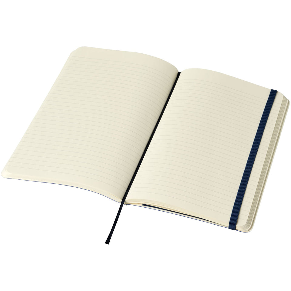 Blocco note con copertina morbida - a righe Moleskine Classic L personalizzato con logo - Pubblienne
