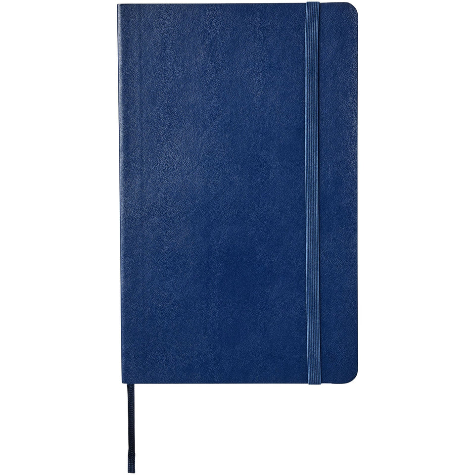 Blocco note con copertina morbida - a righe Moleskine Classic L personalizzato con logo - Pubblienne
