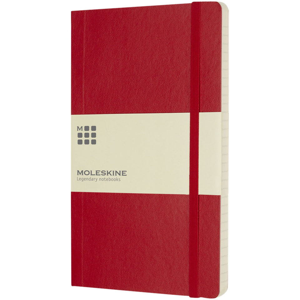 Blocco note con copertina morbida - a righe Moleskine Classic L personalizzato con logo - Pubblienne