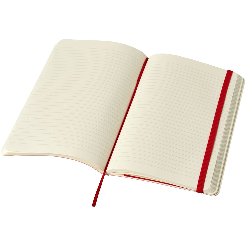 Blocco note con copertina morbida - a righe Moleskine Classic L personalizzato con logo - Pubblienne