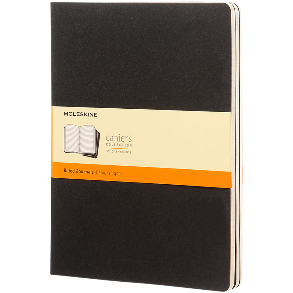 Taccuino - a righe Moleskine Cahier XL personalizzato con logo - Pubblienne