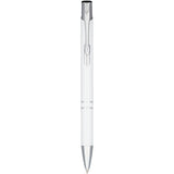 Penna a sfera anodizzata Moneta (inchiostro blu) personalizzato con logo - Pubblienne