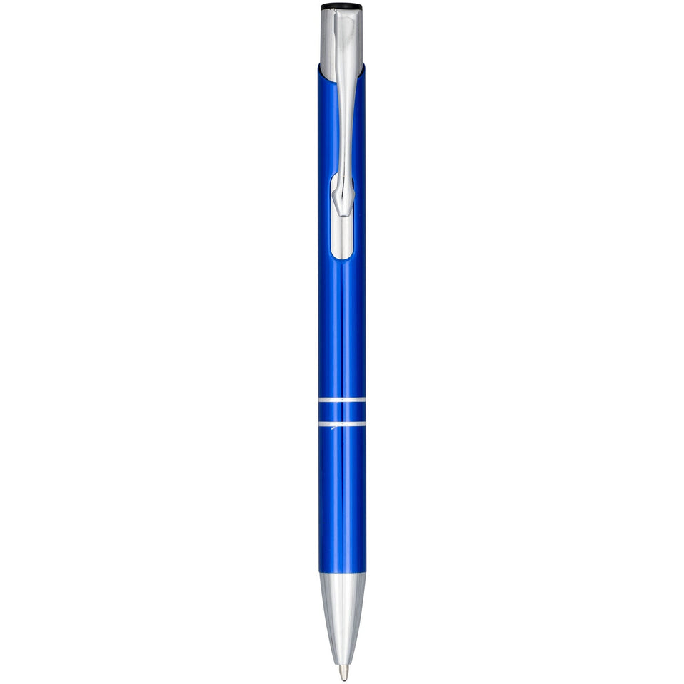 Penna a sfera anodizzata Moneta (inchiostro blu) personalizzato con logo - Pubblienne