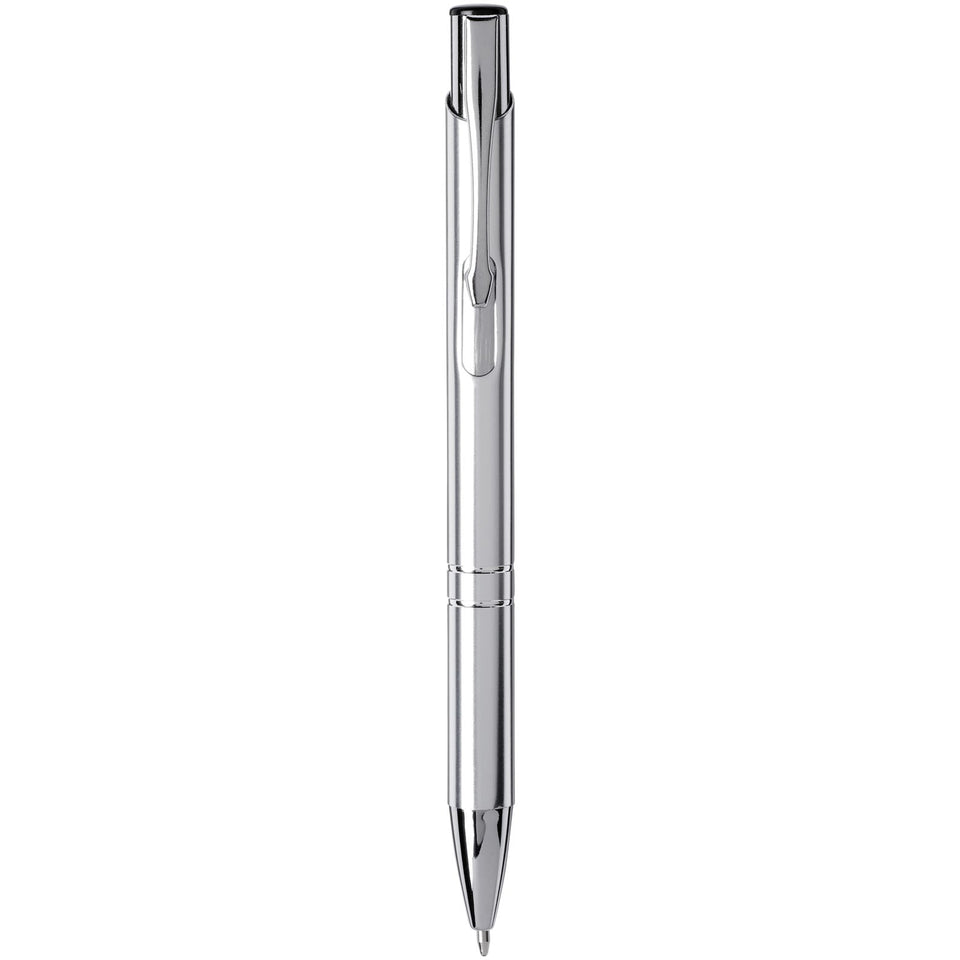 Penna a sfera anodizzata Moneta (inchiostro blu) personalizzato con logo - Pubblienne