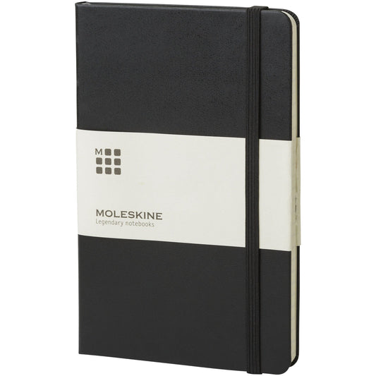 Blocco note con copertina rigida - pagine bianche Moleskine Classic L personalizzato con logo - Pubblienne