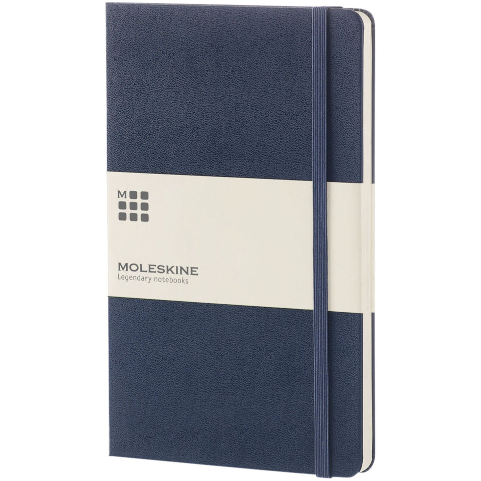 Blocco note con copertina rigida - pagine bianche Moleskine Classic L personalizzato con logo - Pubblienne