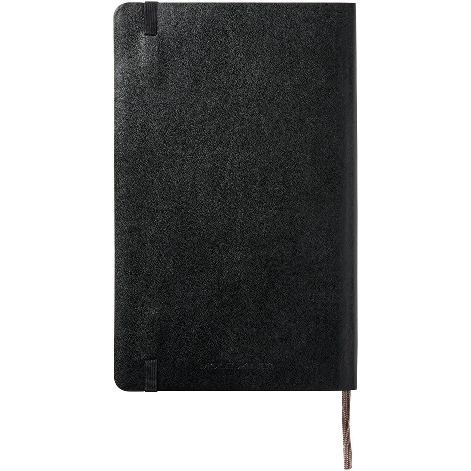 Blocco note con copertina morbida - pagine bianche Moleskine Classic L personalizzato con logo - Pubblienne