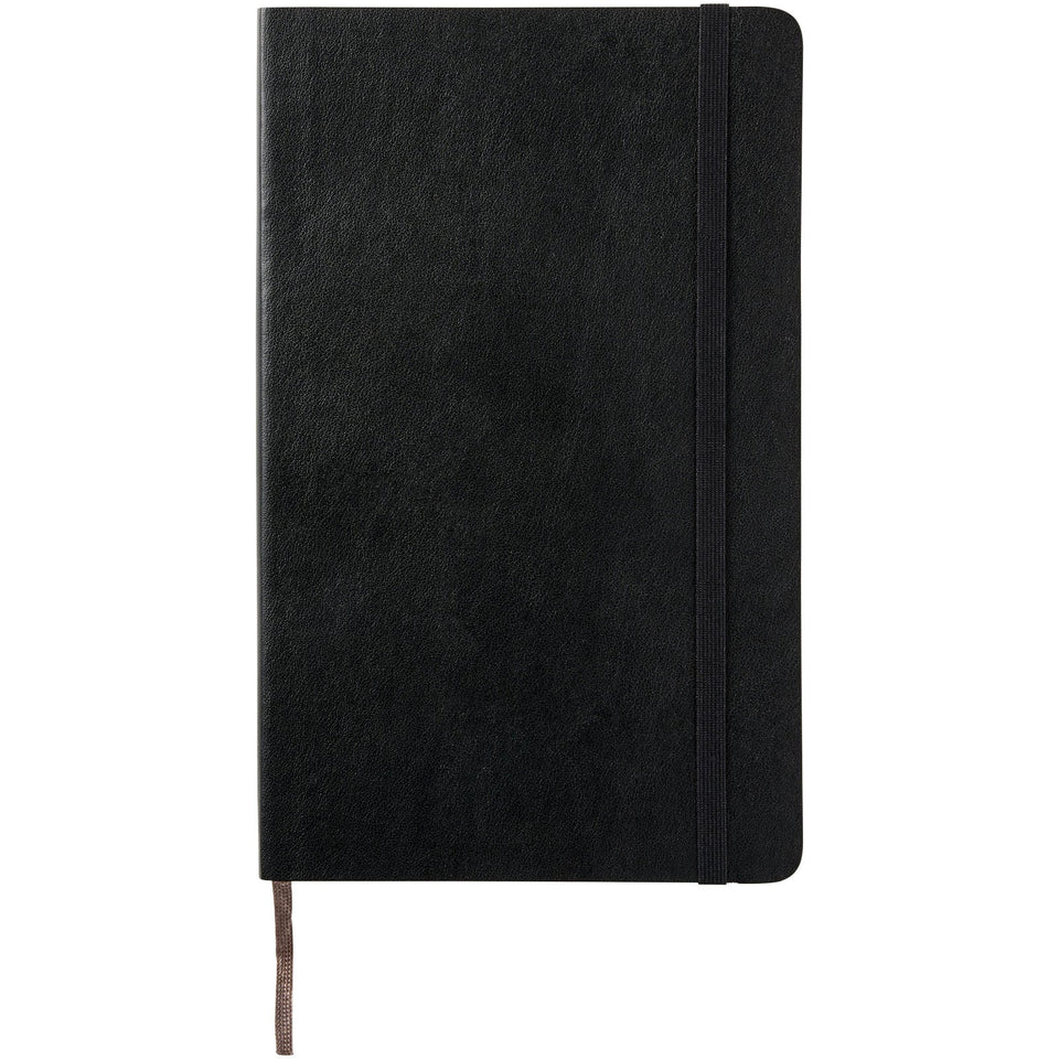 Blocco note con copertina morbida - pagine bianche Moleskine Classic L personalizzato con logo - Pubblienne