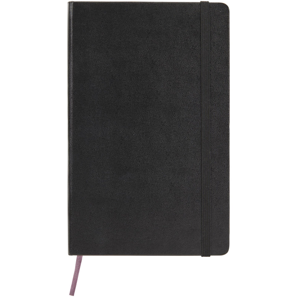 Blocco note con copertina rigida - a quadretti Moleskine Classic L personalizzato con logo - Pubblienne