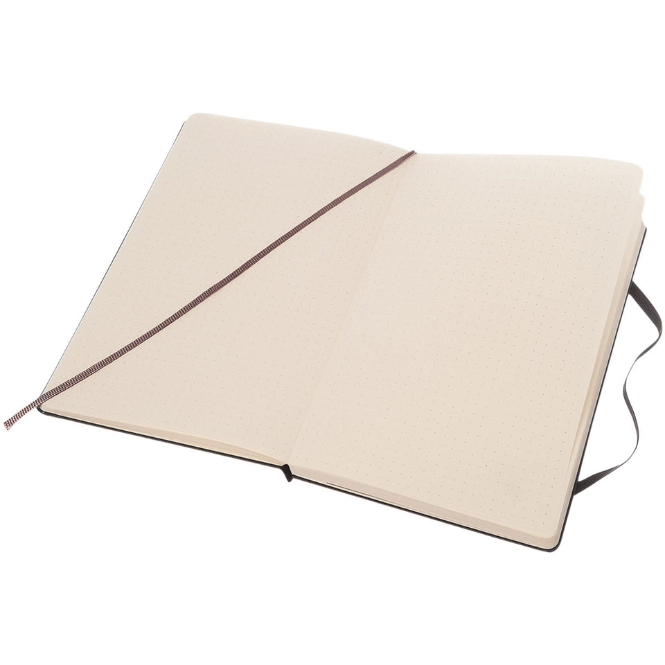 Blocco note con copertina rigida - punteggiato Moleskine Classic L personalizzato con logo - Pubblienne
