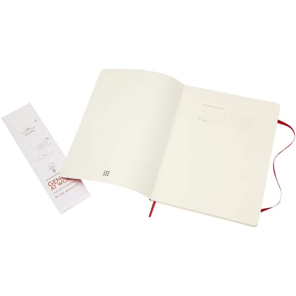 Taccuino Classic XL con copertina morbida - a righe personalizzato con logo - Pubblienne