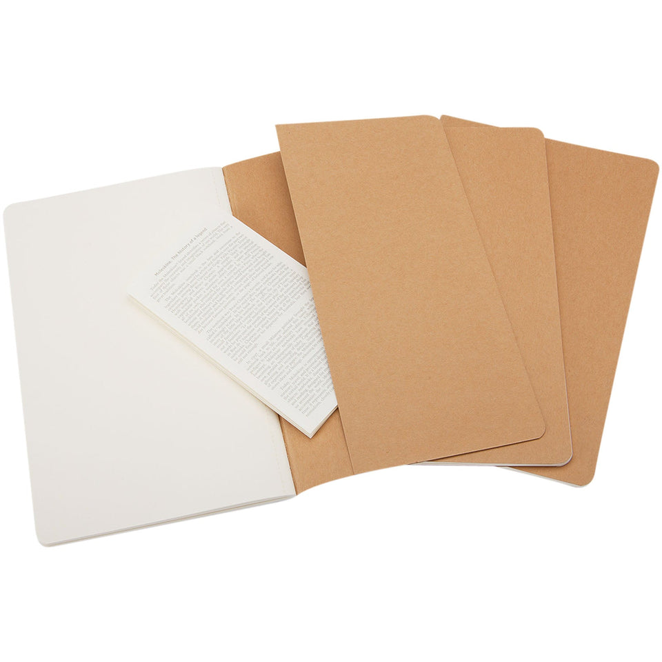 Taccuino - pagine bianche Moleskine Cahier L personalizzato con logo - Pubblienne