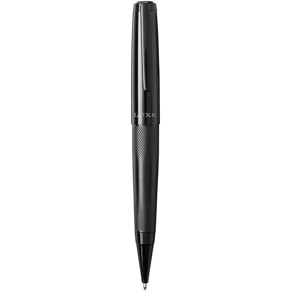 Set regalo con coppia di penne Gloss (inchiostro nero) personalizzato con logo - Pubblienne