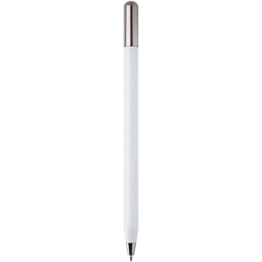 Penna a sfera a rotazione in alluminio riciclato SMART (inchiostro nero) personalizzato con logo - Pubblienne