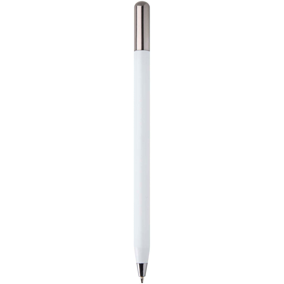 Penna a sfera a rotazione in alluminio riciclato SMART (inchiostro nero) personalizzato con logo - Pubblienne