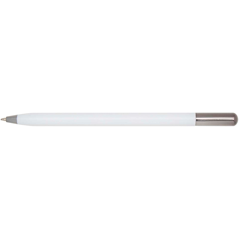 Penna a sfera a rotazione in alluminio riciclato SMART (inchiostro nero) personalizzato con logo - Pubblienne