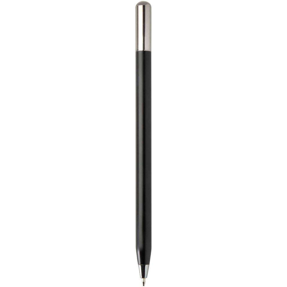 Penna a sfera a rotazione in alluminio riciclato SMART (inchiostro nero) personalizzato con logo - Pubblienne